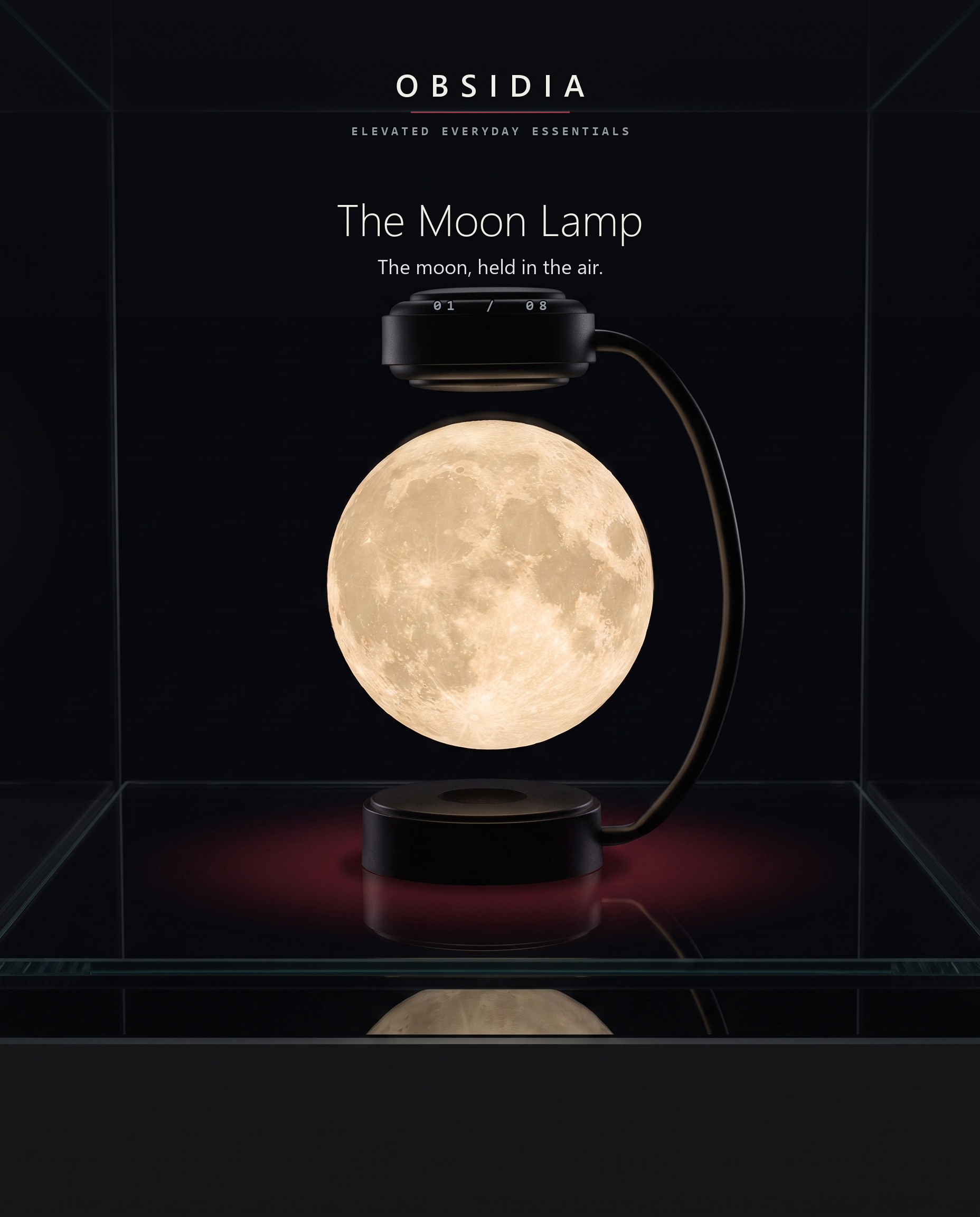 Levitating Moon Lamp